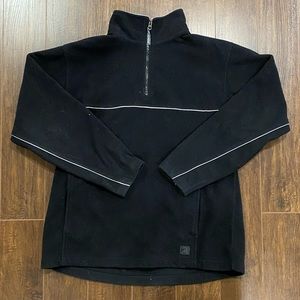 black colorado quarter-zip fleece